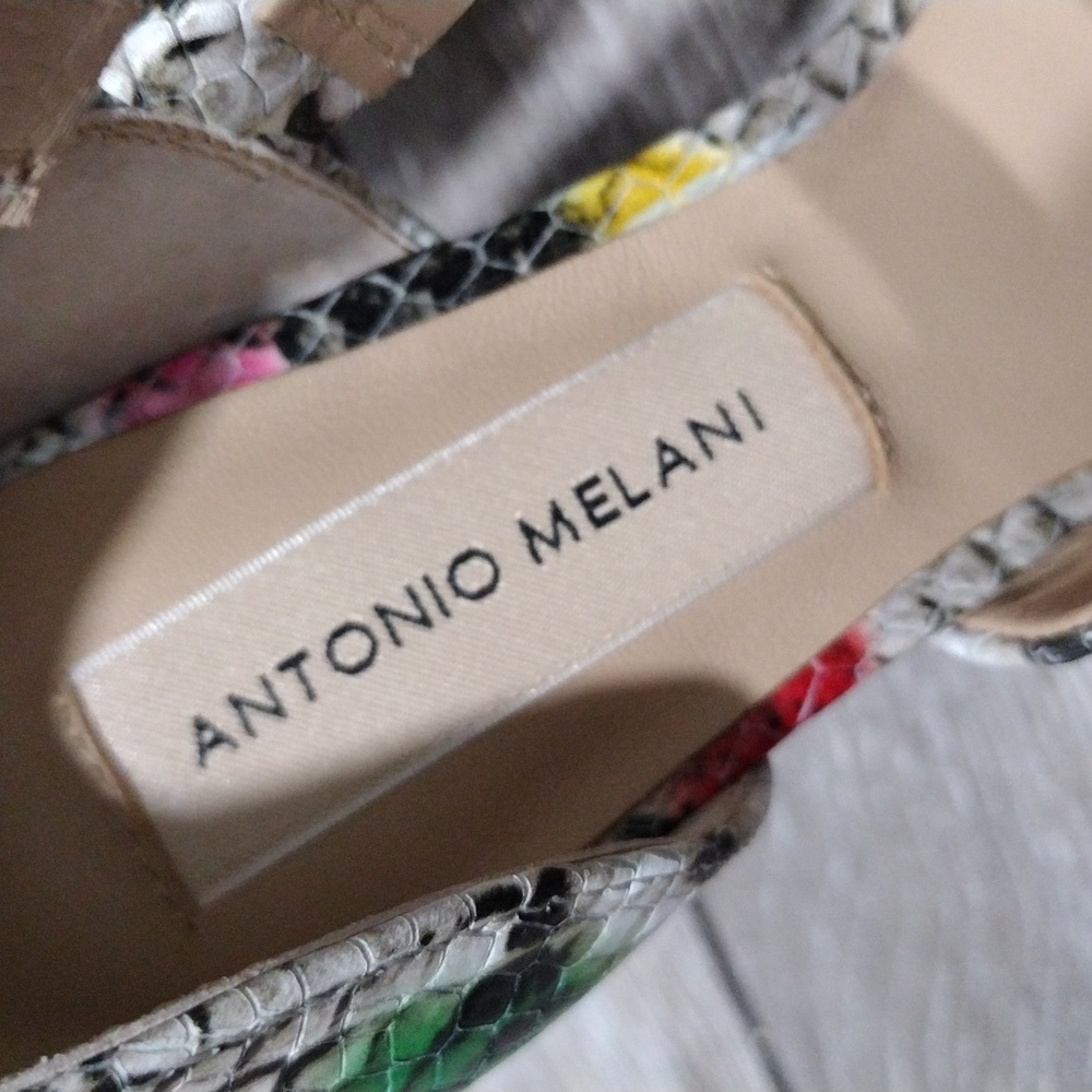 Antonio Melani Red, Yellow And Green Python Print… - image 4